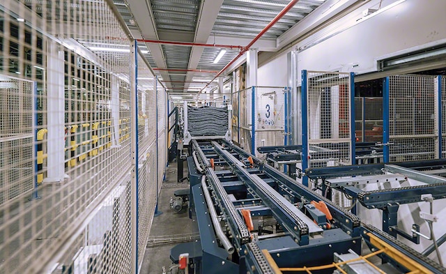 Chain conveyors adapted to the metal containers' measurements