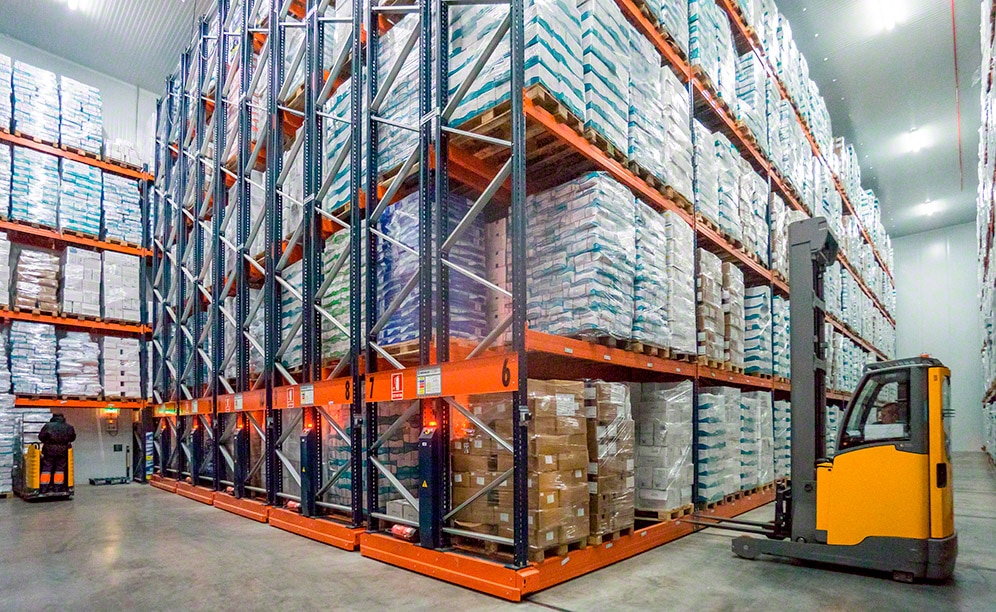 The three frozen storage installations of Frío Valencia offer a storage capacity of more than 7,700 pallets