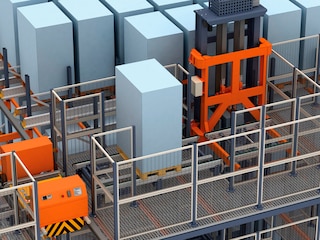 Automatic Pallet Shuttle with transfer car: large storage capacity and a very high number of cycles