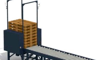 Stacking and re-distributing surplus pallets in a transportation circuit