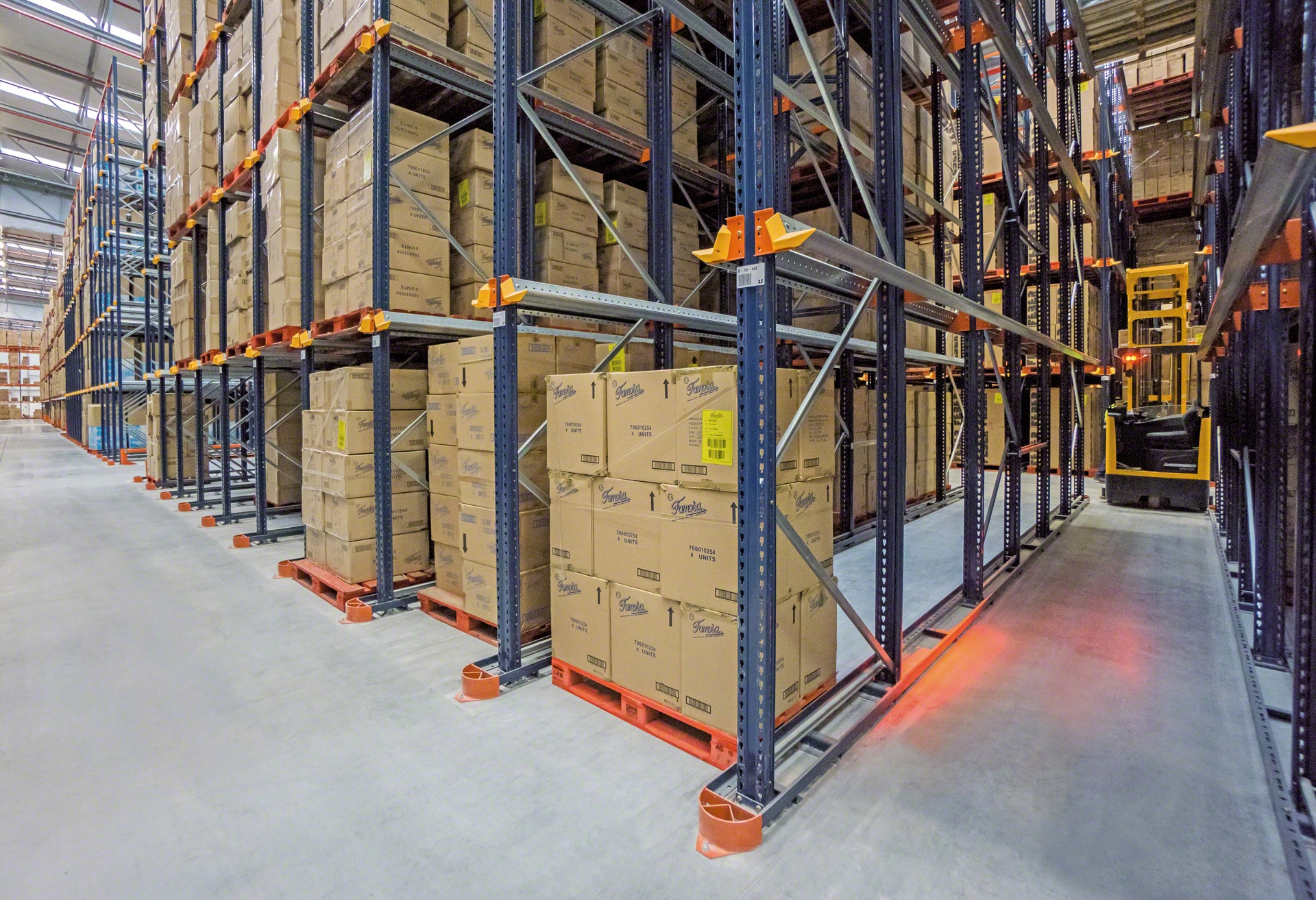LPN guiderails are used when installations require product to be stored at ground level