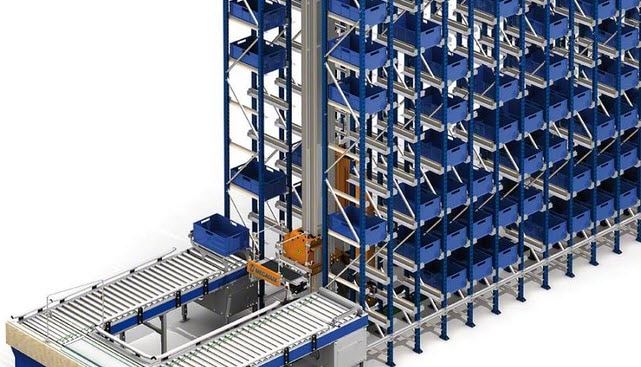 The mechanized parts of Project will be housed in a new automated warehouse for boxes of 35 m in length