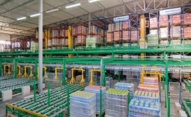 Mecalux built an automated warehouse with an 18,000 pallet storage capacity
