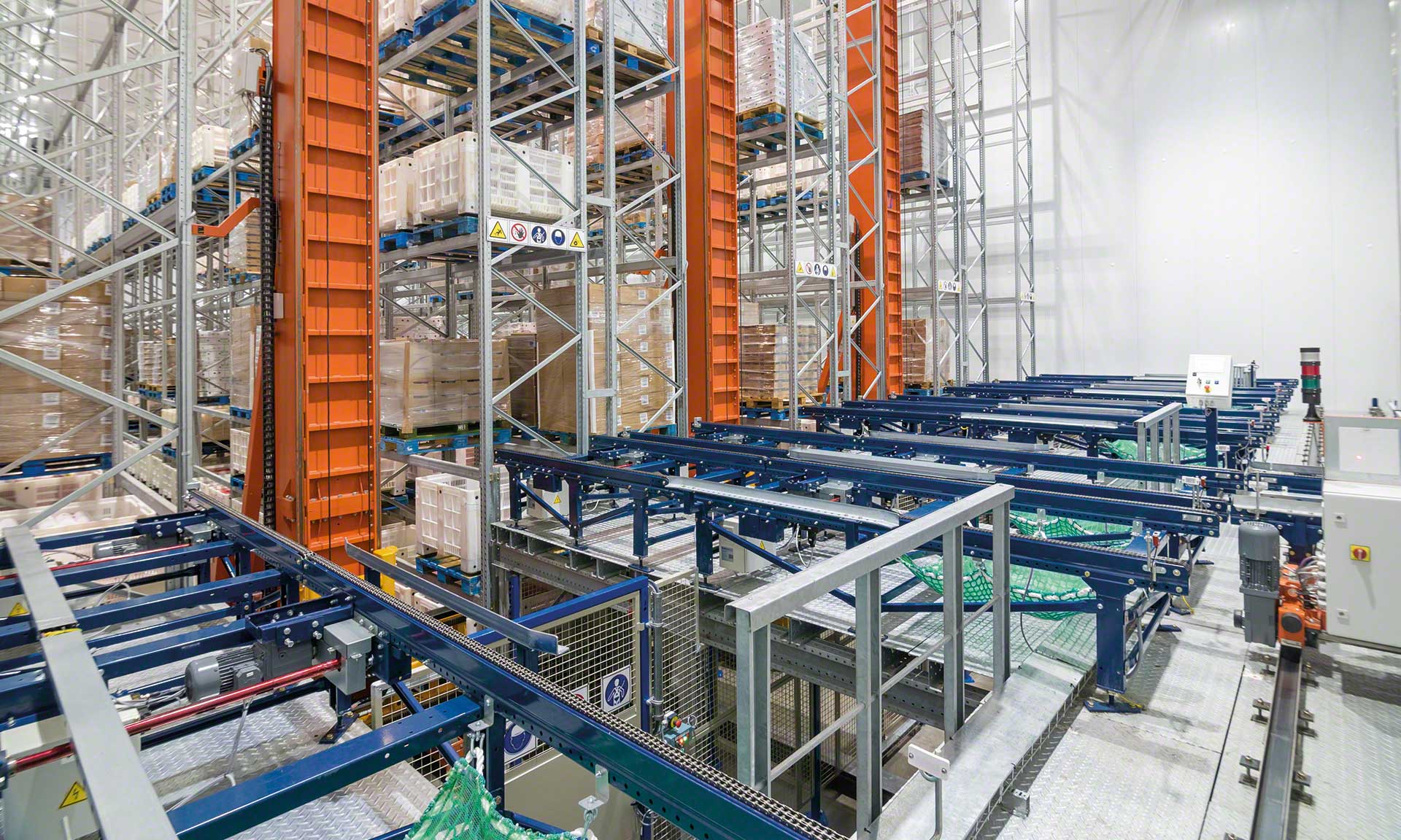The efficient simplicity of a sub-zero automated warehouse