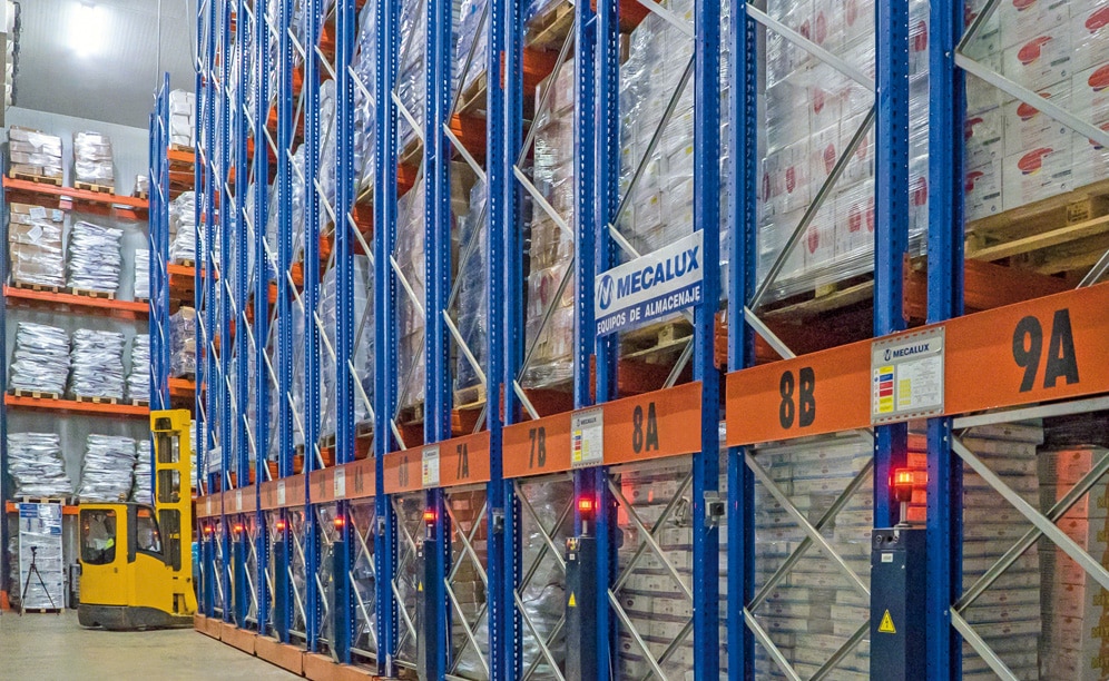 Sixteen Movirack mobile racks make the new cold storage warehouse of Bajofrío profitable Sixteen Movirack mobile racks make the new cold storage warehouse of Bajofrío profitable