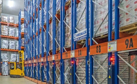 Sixteen Movirack mobile racks make the new cold storage warehouse of Bajofrío profitable
