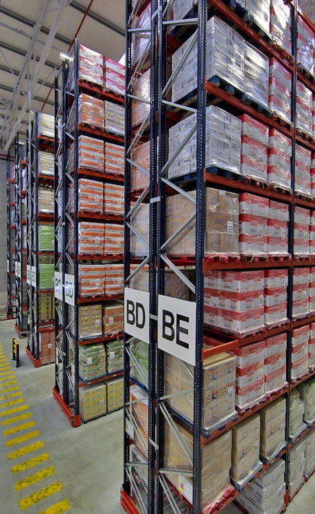Warehouse B’s total storage capacity is 19,503 pallets
