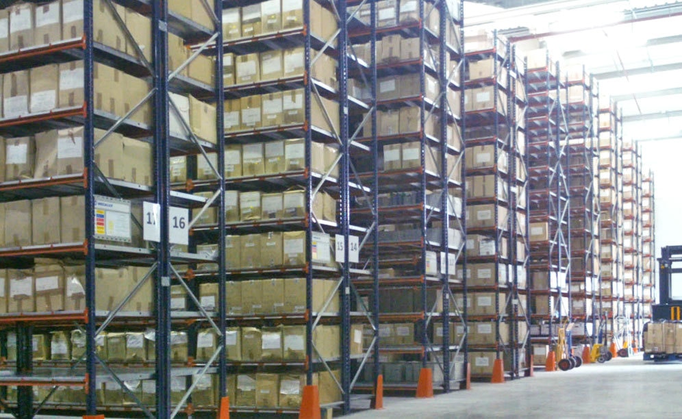 The surface area of the warehouse has been optimized using Longspan M7 shelves from Mecalux