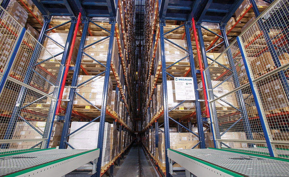 Currently, there are four, 72 m long aisles in operation